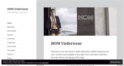 Desktop Screenshot of homunderwear.co.uk