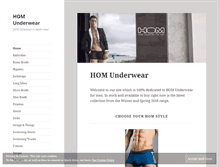Tablet Screenshot of homunderwear.co.uk